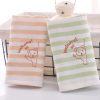 Welcome Bear Cotton Hand Towel