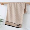 Striped Cotton Bath Towel