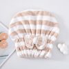 Cute Striped Plush Hair Towel