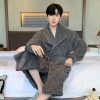 Men's Winter Plush Bathrobe
