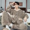Men's Winter Plush Pajama Set