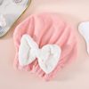 Soft and Cozy Bowknot Hair Drying Cap