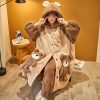 Adorable Bear-Themed Plush Pajamas Set