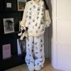 Soft Plush Fleece Pajamas with Animal Print