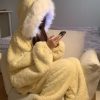 Fluffy Hooded Loungewear