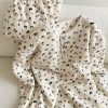 Leopard Print Fleece Pajama Set