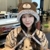 Cozy Bear Ear Knit Hat
