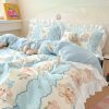 Sweet Bunny & Ruffle Bedding Set