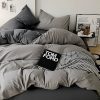Sleek Grey Bedding Set