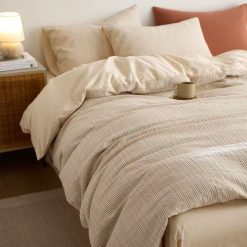Amber Linen 100% Cotton Bedding Set