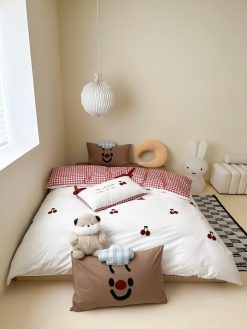 Cherry Mood 100% Cotton Bedding Set
