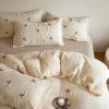 Cherry Brew 100% Cotton Gauze Bedding Set
