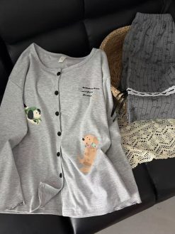 Lazy Pup Cotton Pajama Set