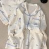Blue Ribbon Pyjama Set