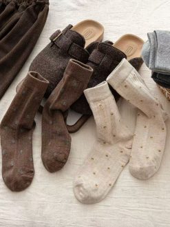 Mist Cotton Socks(1 Pair)