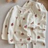 Cake Bear Fleece Pyjama Set