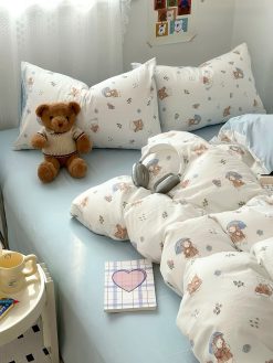 Soft Cotton: Rainy Bear Bedding Set