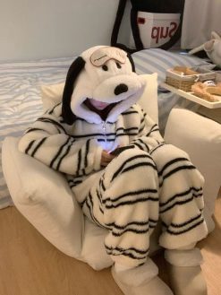 Snoozy Pup Fleece Pyjama Set