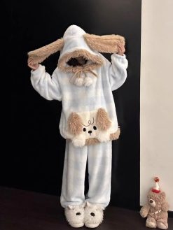 Fluffy Pup Pyjama Set