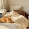 Extra Warm: Butter Ribbon Bedding Set
