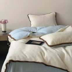 Extra Warm: Blue Cocoa Bedding Set