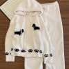 Dachshund Paws Plush Pyjama Set