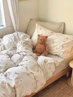 Childhood Wanderlust Embroidered Bedding Set