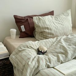 Linear Pastoral 100% Cotton Bedding Set