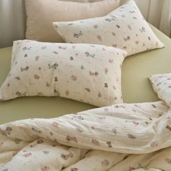 Puppy Wonderland 100% Cotton Double Gauze Bedding Set