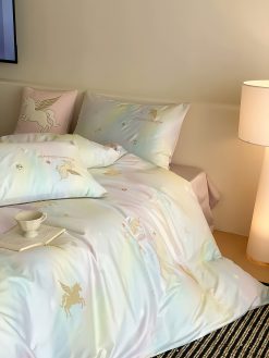 Lily of the Mist 100% Cotton Sateen Bedding Set