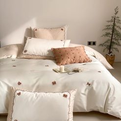 Heart-Bound Waltz 100% Cotton Sateen Bedding Set