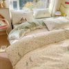 Forest Fable 100% Cotton Bunny Floral Bedding Set
