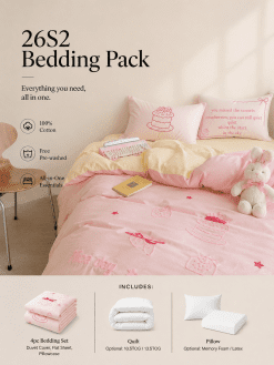 26S2 Bedding Pack (100% Cotton Bedding Set)