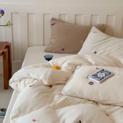 Petite Meadow 100% Cotton Double Gauze Bedding Set 🌿