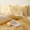 Extra Warm: Butter Bear Fleece Bedding Set